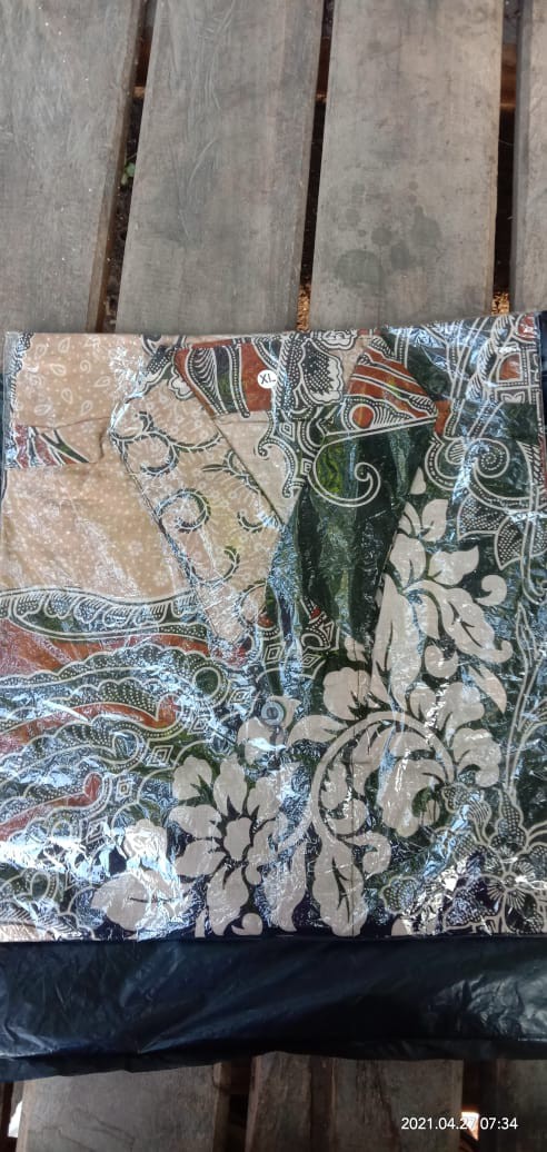 Size M L Xl Xxl Xxxl Bswart Batik Hrb026 Kenongo Hem Pendek Padi Pekalongan M L Xl Batik Pria Murah