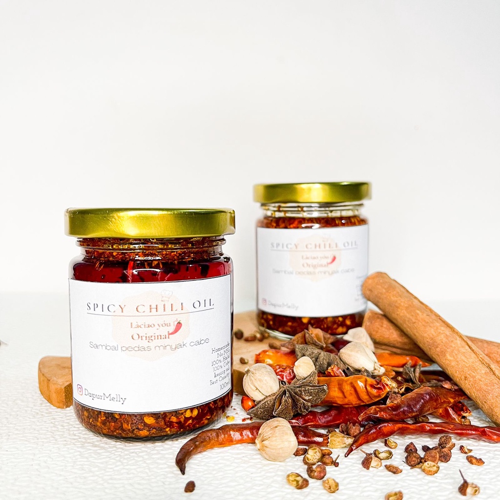 

SPICY CHILI OIL | MALA CHILI | LAJIAOYOU | SAMBAL PELENGKAP DIMSUM | SAMBAL MALA |PEDAS