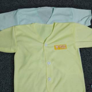 OBRAL MURAH Baju  Pendek Bayi  Baru  Lahir  Polos  1pcs 