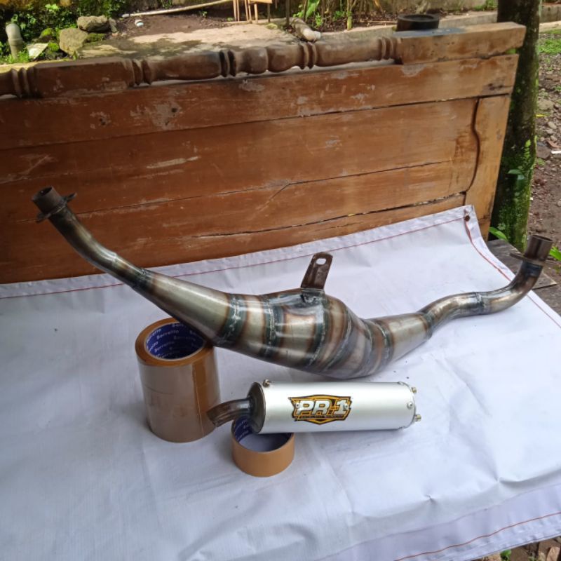 KNALPOT F1, F1ZR, FIZR, FIZ, FORCE MODEL KOLONG BAWAH SCORPIO/KALAJENGKING PLAT KARAT GARING DAN BER