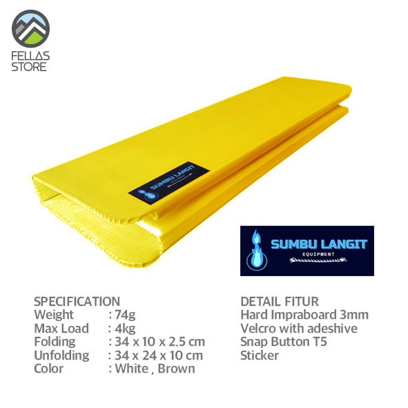 Sumbu Langit - UL Folding Table Yellow