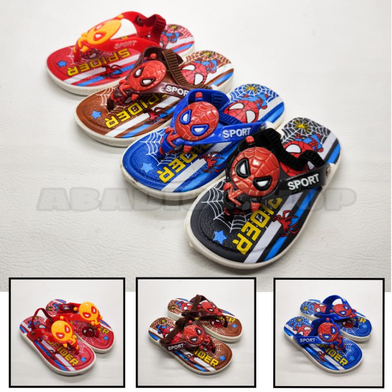 SANDAL BUNYI CIT-CIT LUCU MOTIF SPAIDERMAN ANAK UMUR 0-3 TAHUN / SANDAL JEPIT CIT-CIT TERMURAH /SANDAL JEPIT ANAK /SANDAL KEKINIAN /SANDAL IMPORT /SANDAL TRENDY /FASHION ANAK /SANDAL KARET /SANDAL JEPIT BERBUNYI CITT..CITT /SANDAL SPAIDERMAN /SADAL KECE