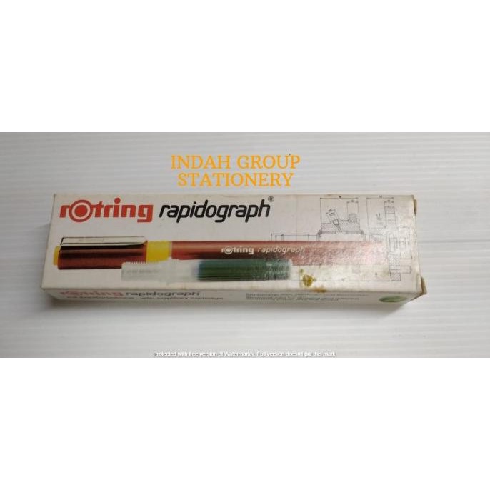 Ballpoint Technique Rotring Rapidograph