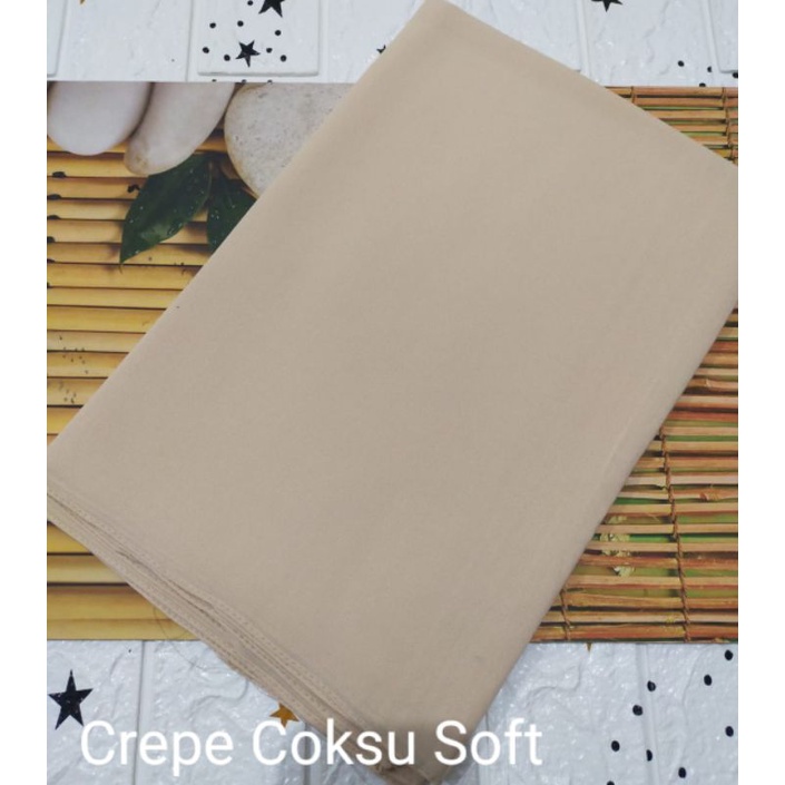 [175X75 CM] Jilbab Pashmina Polos Crepe Diamond Italiano Umama-Crepe Coksu Soft