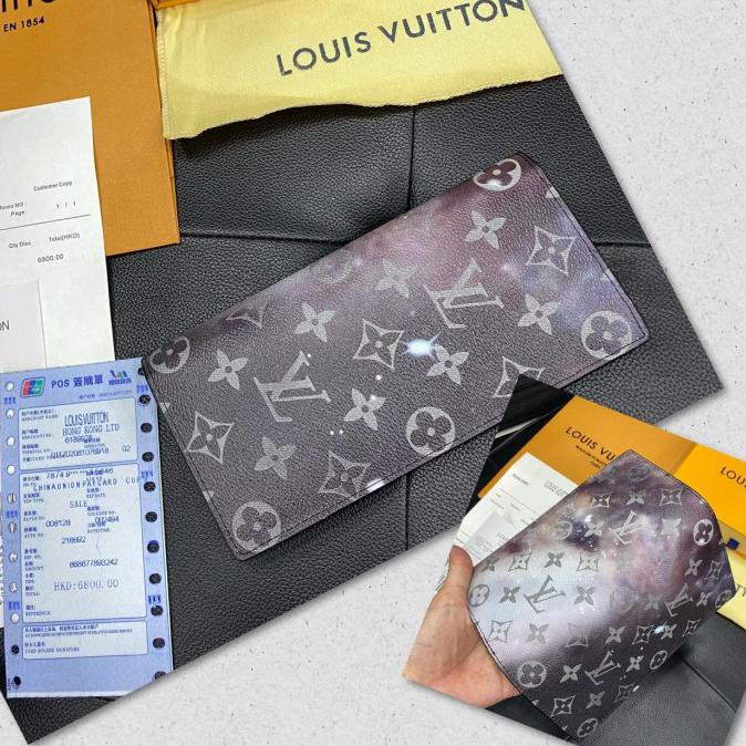 Dompet Panjang Pria / Wanita Louis Vuitton Asli Ori Import Mirror Lv 7 Banjirezeki