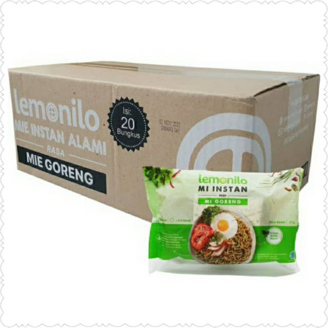 

Mie Goreng Mie Instant Sehat Lemonilo 1 dus isi 20 pcs