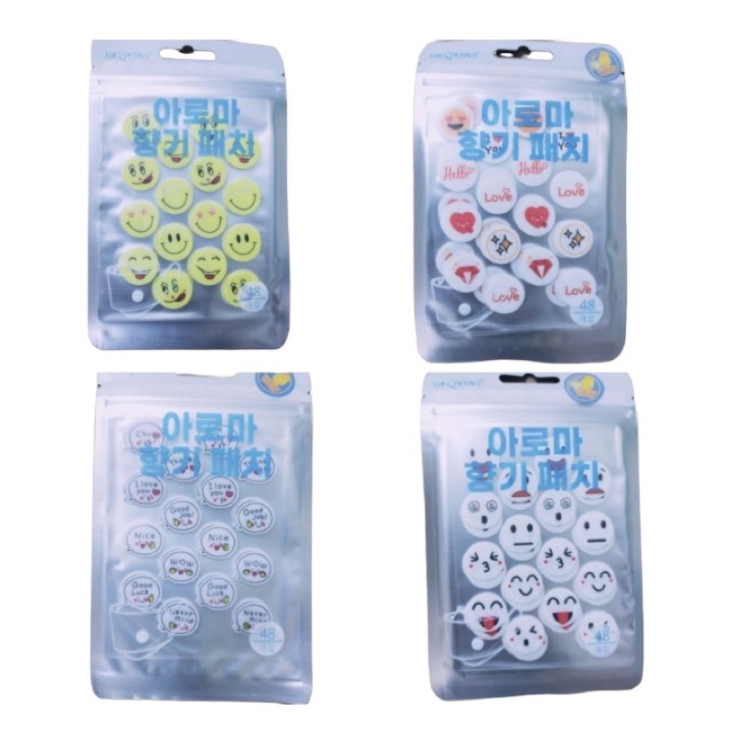 Stiker aromateraphy pewangi masker lucu