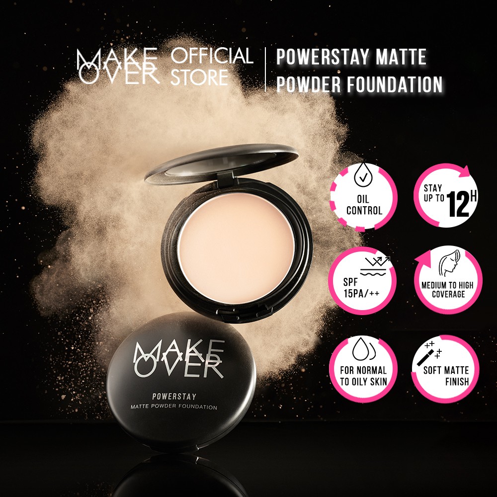 MAKE OVER Powerstay Matte Powder Foundation