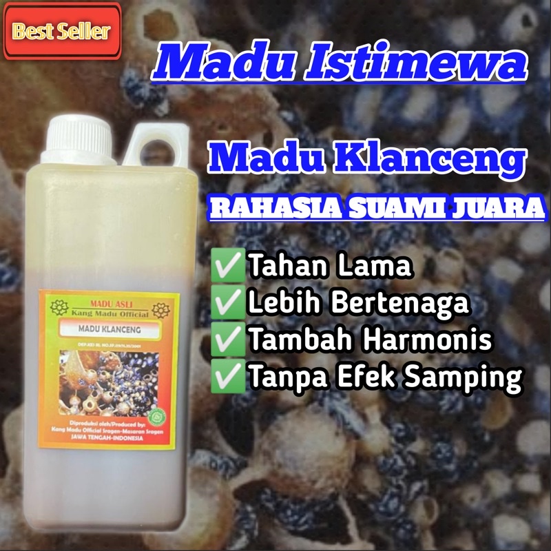 

MADU ASLI MURNI KLANCENG PURE MADU RAW HONEY 100% HERBAL PREMIUM