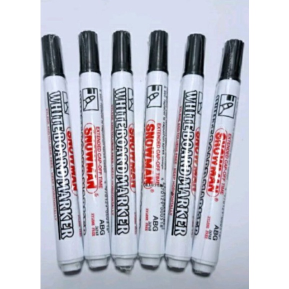 

satu picis spidol snowman whiteboard marker ABG hitam