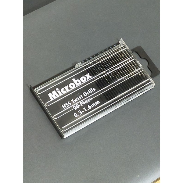 Mata Bor Micro / Mata Bor PCB / Microbox Set 0.3mm - 16mm Kecil Halus