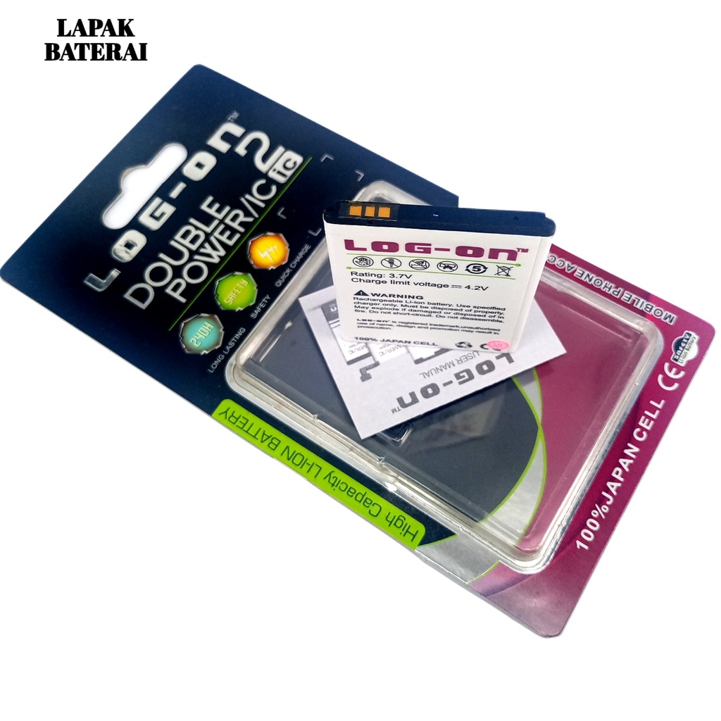 LOG - ON Evercoss A74M | Winner T2 Baterai Double IC Protection Battery Batre