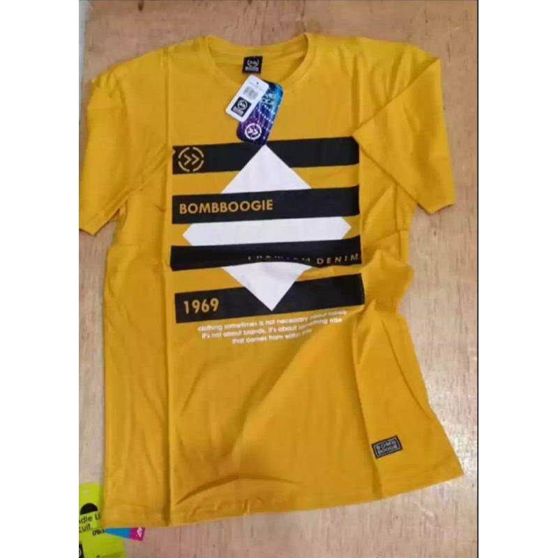 KAOS BOOMBOGIE LENGAN PENDEK PRIA DAN WANITA - KAOS DISTRO ORIGINAL