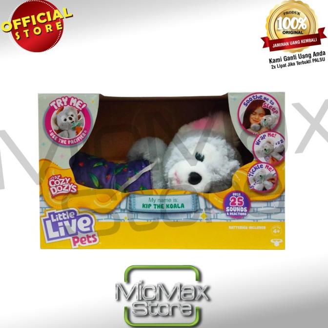 Little Live Pets Cozy Dozy Kip The Koala Mainan Boneka MS26333