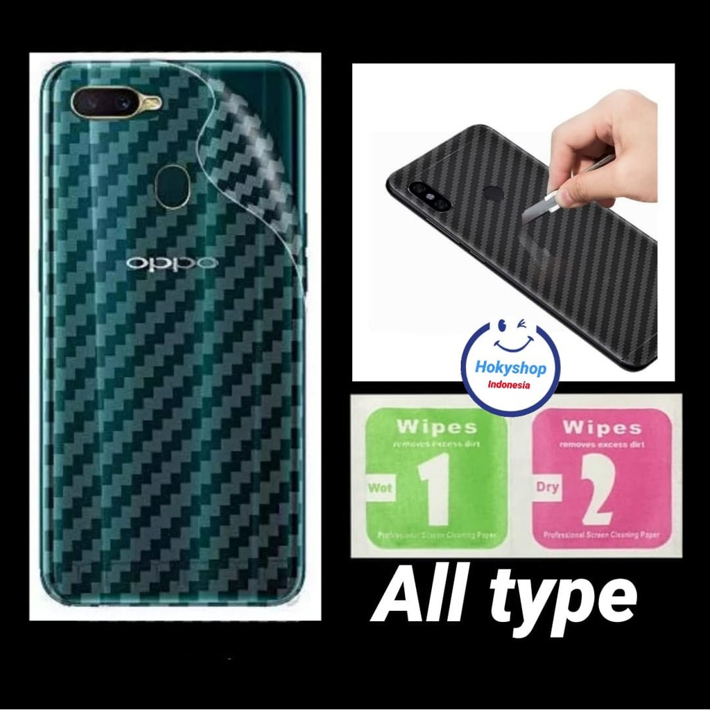 HKS FOR XIAOMI REDMI 8, 8A, REDMI NOTE Skin Carbon Stiker HP Garskin Anti Gores