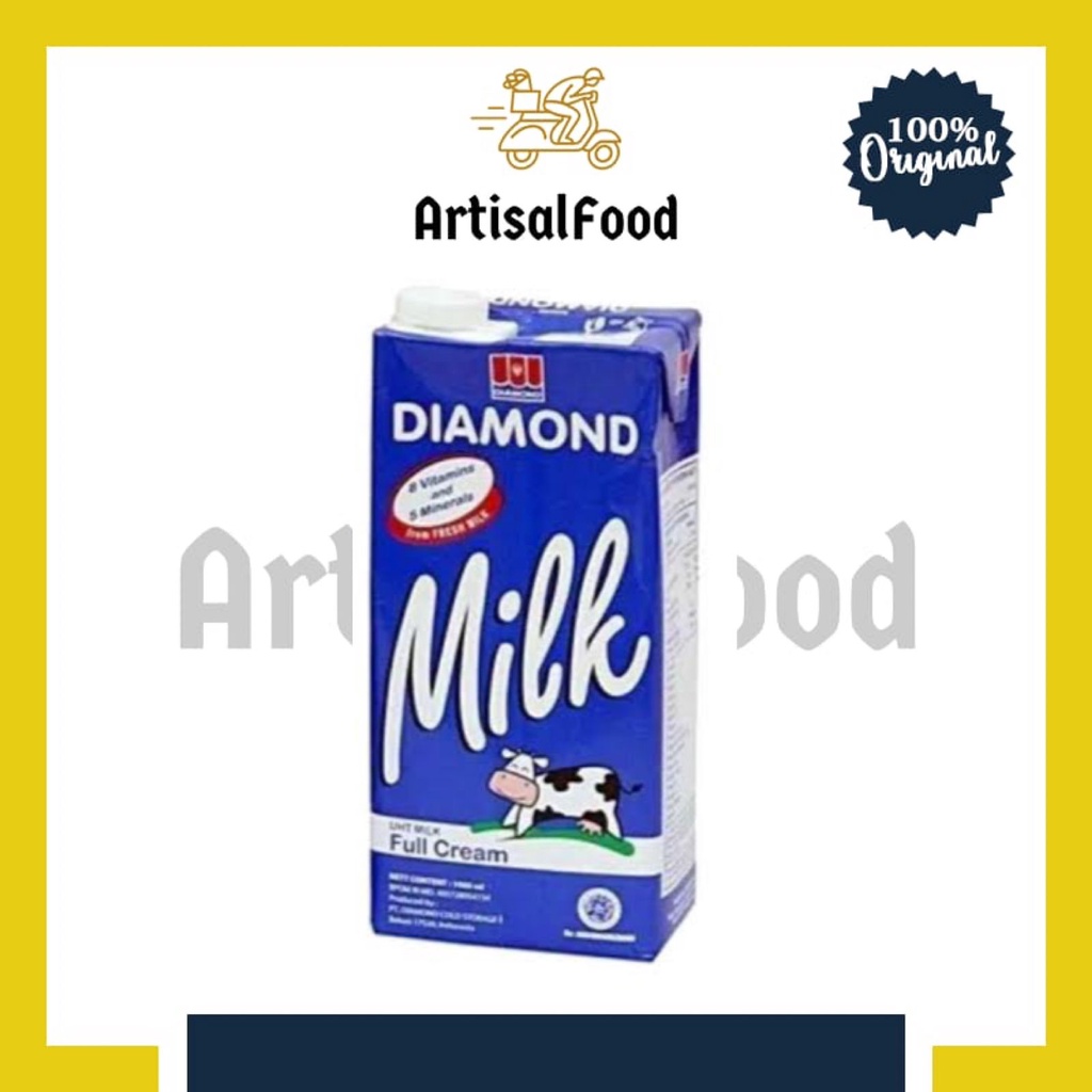 

(KHUSUS INSTANT) DIAMOND Susu cair UHT 1 Liter