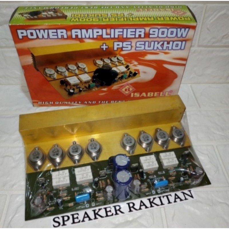 Kit Power Amplifier 900W + PSU