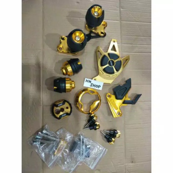 paket NMAX -JALU PELINDUNG KNALPOT NMAX- COVER CVT-COVER RADIATOR NMAX