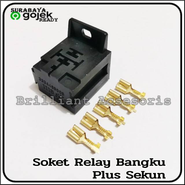 Soket Only plus sekun - Soket Relay / Soket Lampu H4 / Soket Sekring DX Tancep