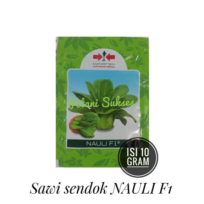 (10gr)  Bibit benih sayuran hijau pakcoy pokcoy phokchoy NAULI F1 sawi sendok Nauli  Sawi ateng Sawi