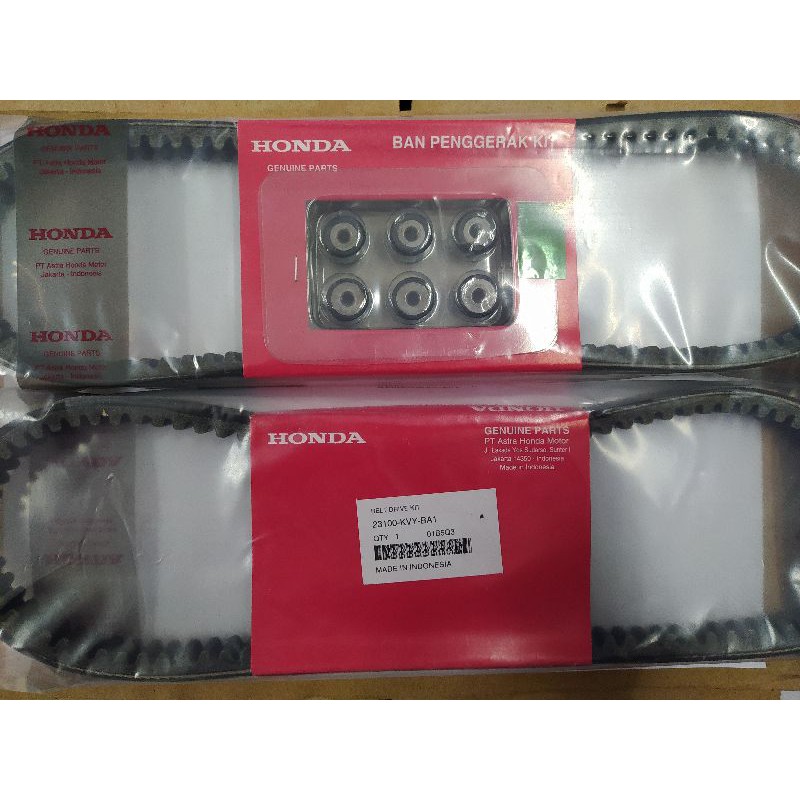 V-BELT SET + ROLLER BEAT LAMA V-BELT SET HONDA BEAT LAMA VANBEL SET HONDA BEAT LAMA