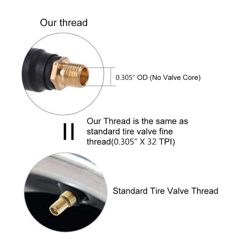 Btsg Tire Air Chuck Nyaman Dengan Selang Karet Dan Ban Standar Untuk Valve Drat Halus Mudah Diganti Dan Dipasang Mobil