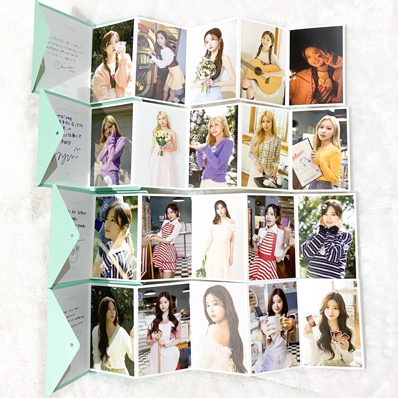 SURPR*IZ Box Accordion postcard IZONE IZ*ONE Hitomi Hyewon Yujin Minju