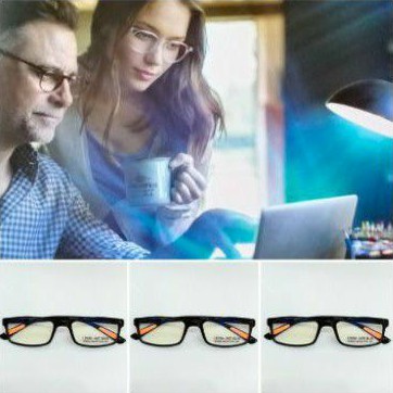 kacamata baca PLUS TR 90 anti radiasi