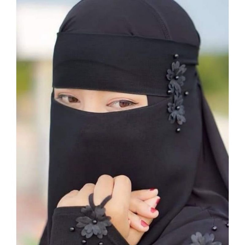 Niqab Cadar Bandana Elena Niqob