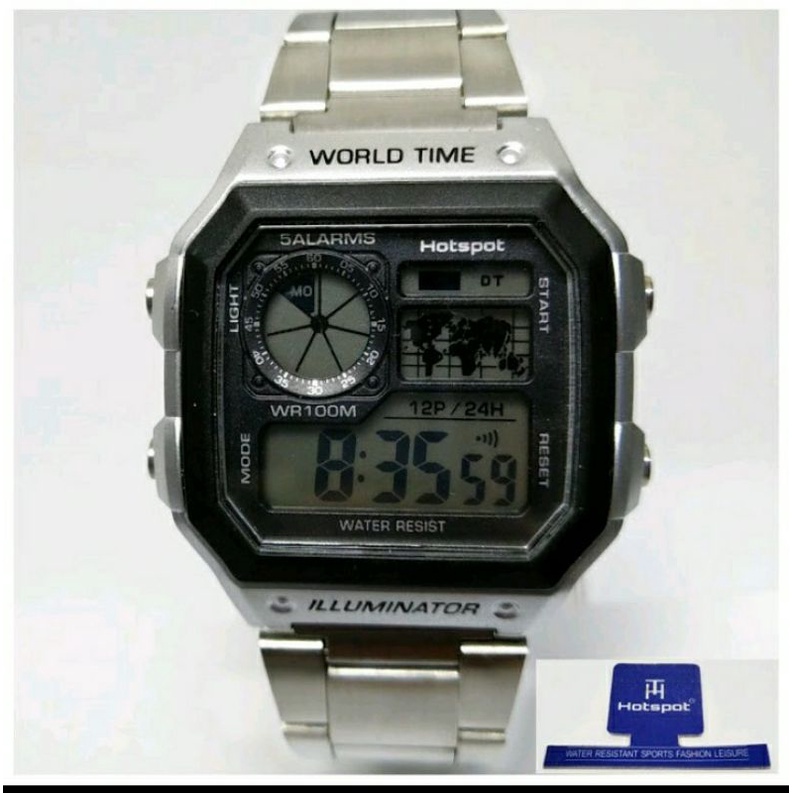 JAM TANGAN PRIA/WANITA HOTSPOT TAHAM AIR