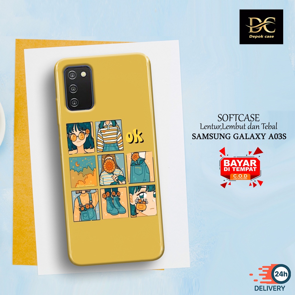 Case Samsung Galaxy A03s Terbaru - Fhasion Case Anime - Casing Hp Samsung Galaxy A03s Terbaru - Soft