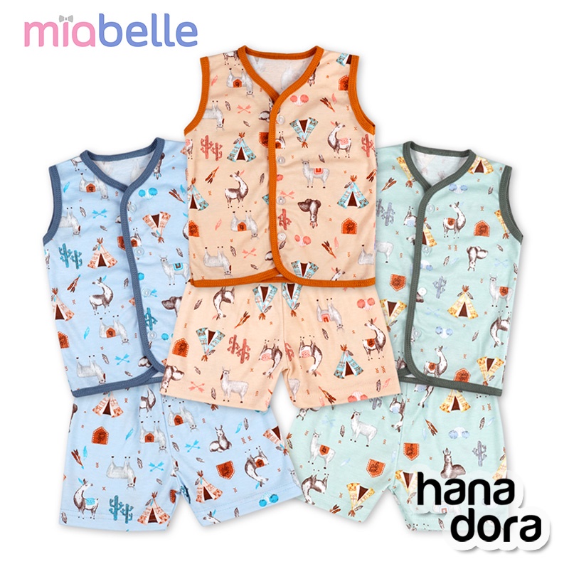 Miabelle Set Baju Kutung Kancing Depan + Celana FP10 Alpaca