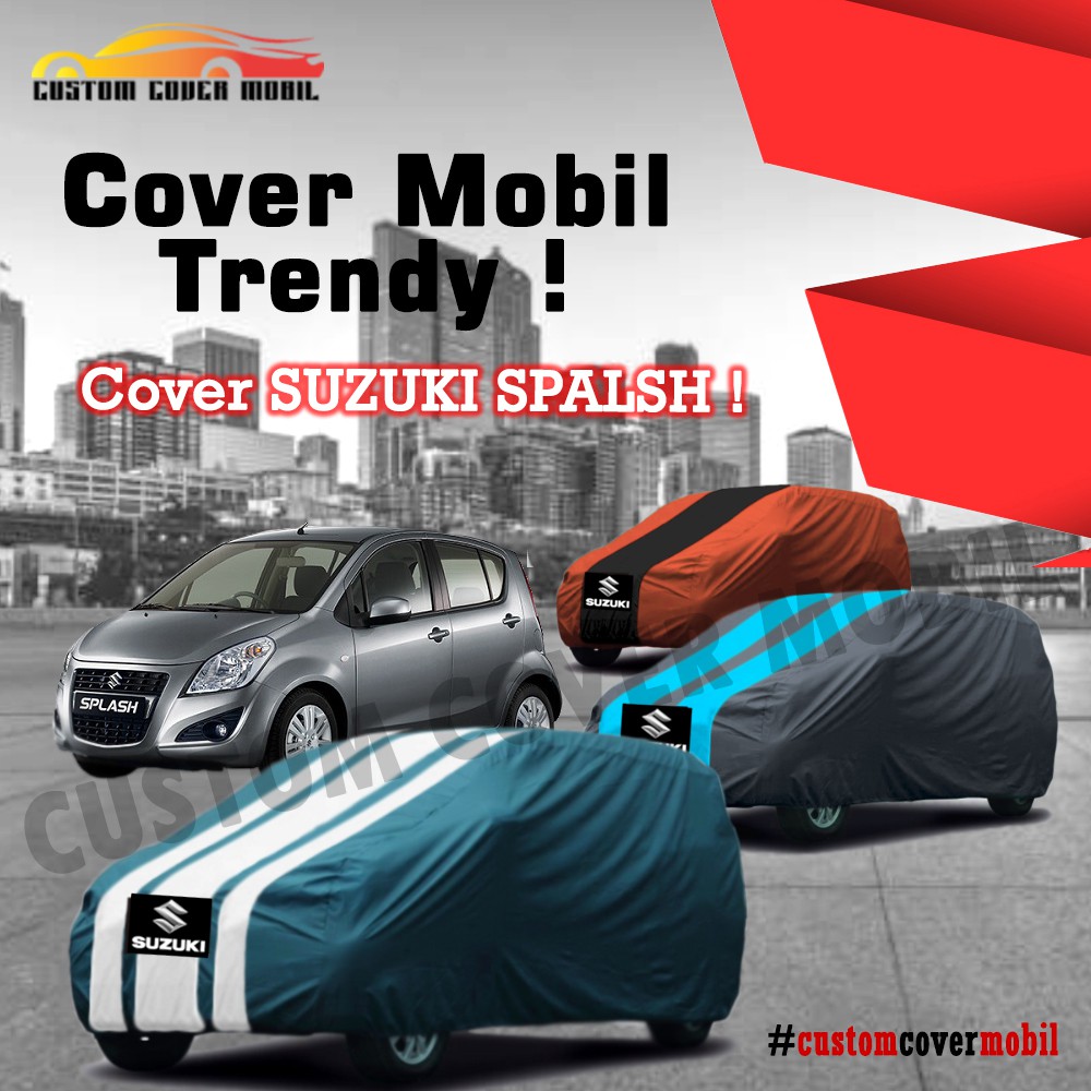 Cover/Selimut Mobil Suzuki Splash Variasi Garis Indoor ( BISA REQUEST WARNA )