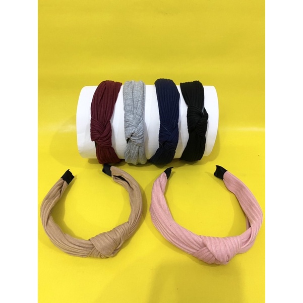 PAKET 2 PCS BANDO POLKADOT / BANDO KOREA POLKADOT / BANDO KOREA POLOS / BANDO PITA / BANDANA KOREA / BANDANA POLKADOT PITA / BANDANA POLOS PITA