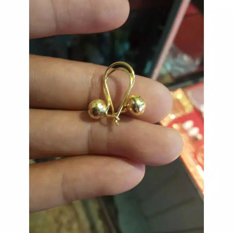 anting toge emas muda 1 gram