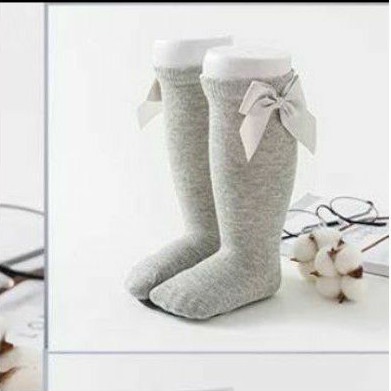 Kaos kaki anak pita sedengkul ribbon sock