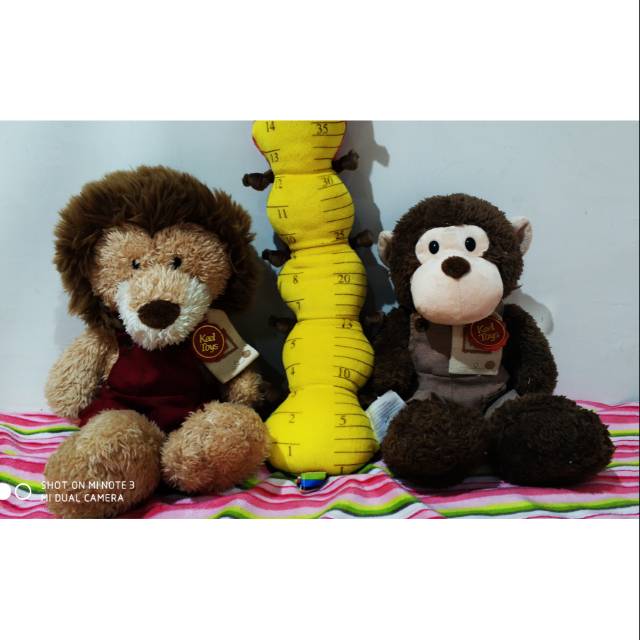 Boneka keel toys singa dan monyet