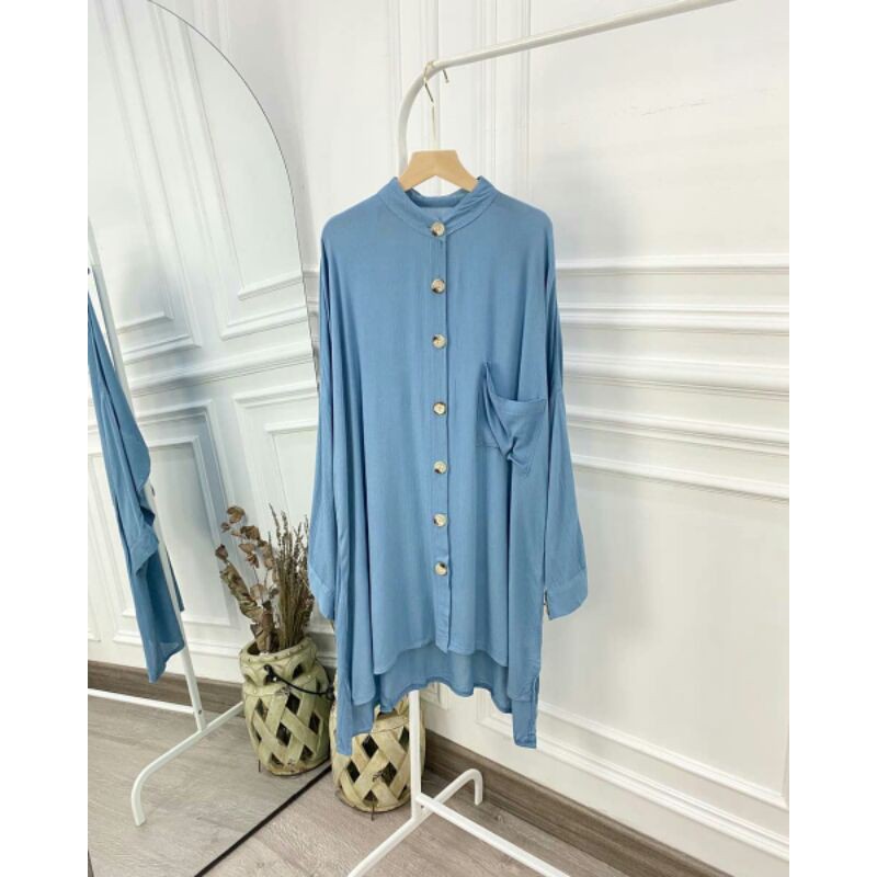 Plain Long Tunik / tunik wanita / tunik polos