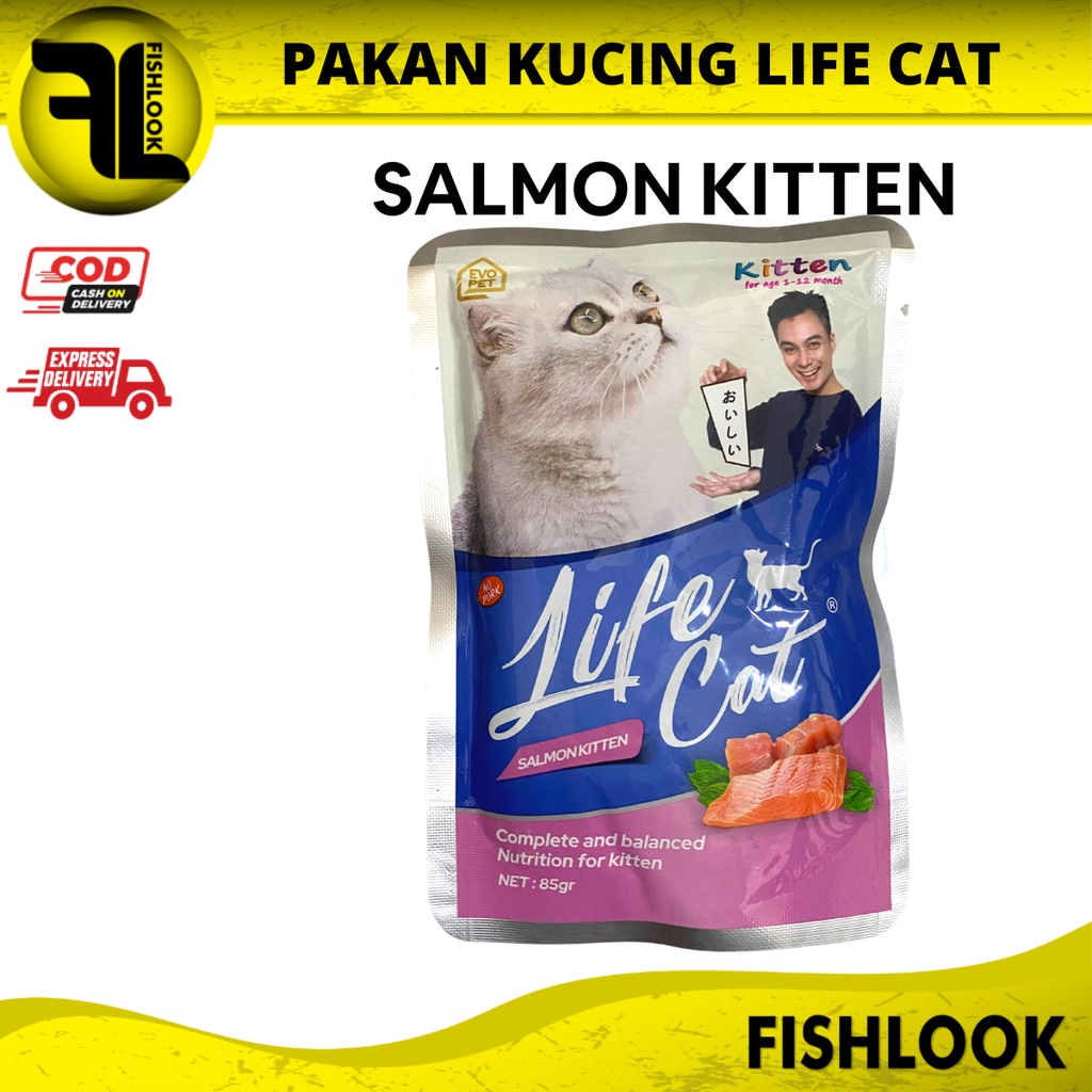 Life Cat Pouch 85 Gr - Makanan Kucing Basah Pakan Kucing Basah Terbaik