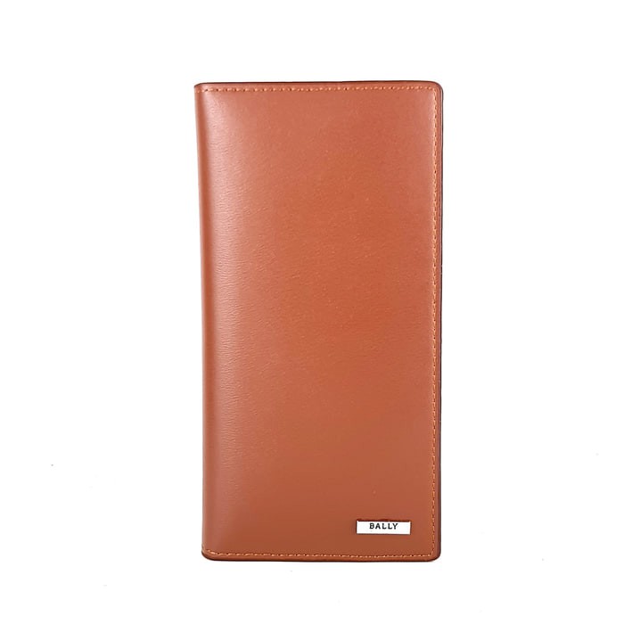 Dompet panjang pria kulit asli murah - BALLY TAJ-3 COFFEE