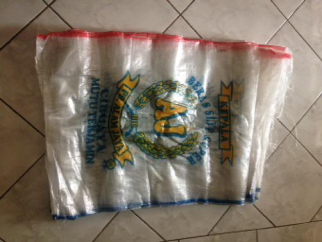Karung Beras 50kg (bekas Besar Ukuran 50 Kg)