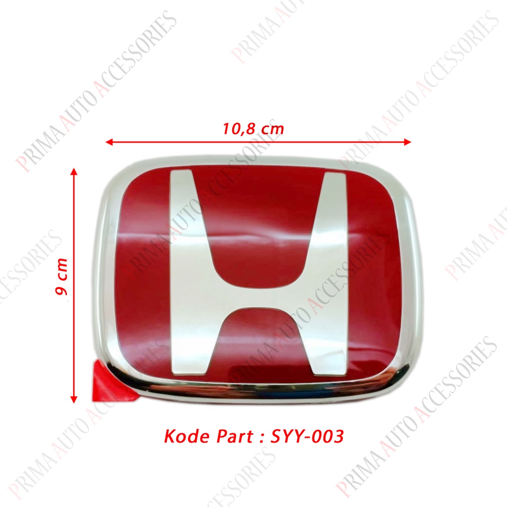 Logo Emblem Mobil HONDA ORI Kode Part SYY-003