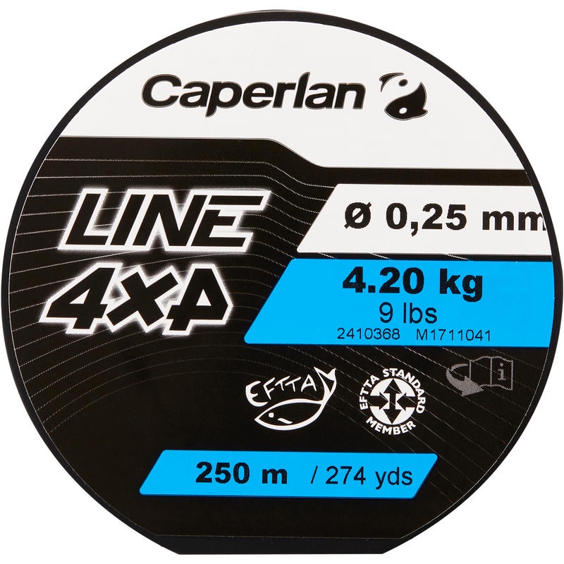 Decathlon Caperlan Benang Pancing 4X4 250M - 8407160