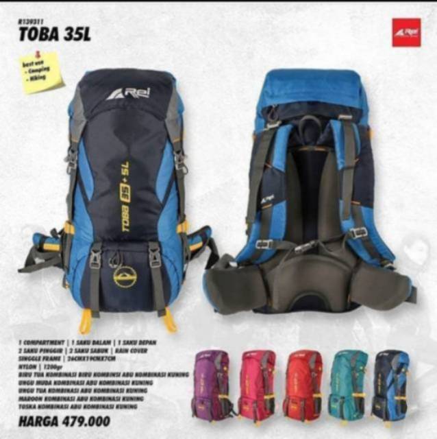 Tas Carrier Arei toba 40L