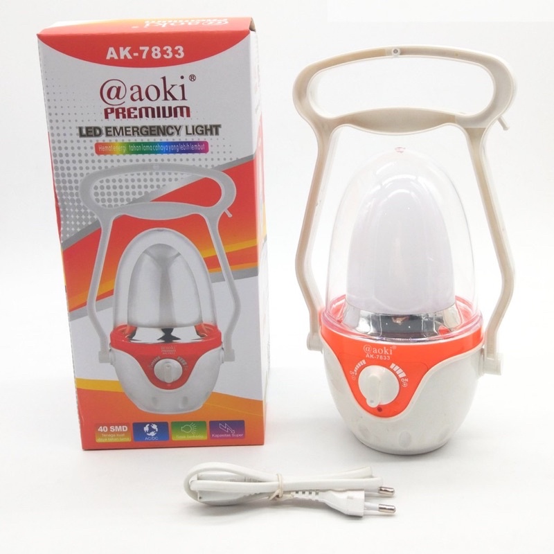 Lampu Emergency Aoki AK- 7833 40 LED SMD