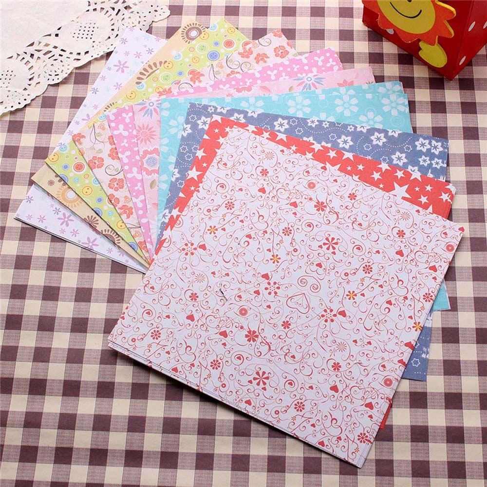 Lanfy Kids Origami Fruit Colorful Scrapbooking Square Crane Dekorasi Kertas Lipat