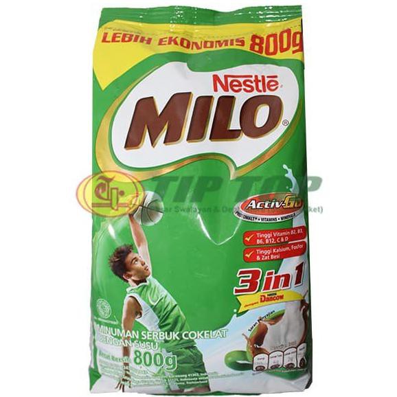 

[[BISA COD]] MILO SUSU 3 IN 1 ACTIV GO POUCH 800GR DISKON Kode 585