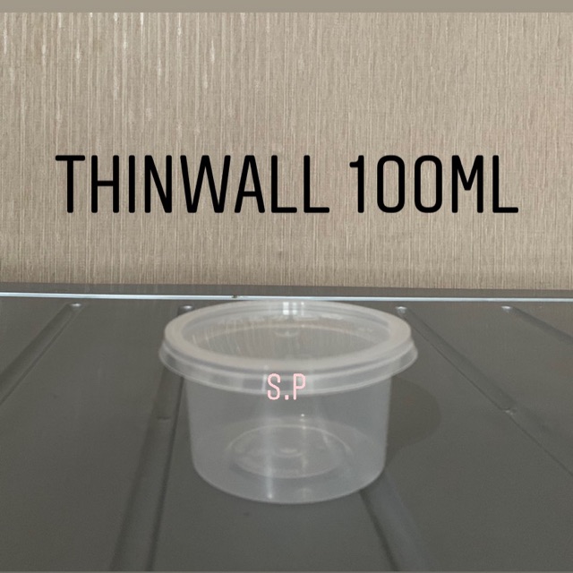 Food Container/ Mangkok Makan Microwave/ Bowl/Cup Pudding 100ml @50pcs