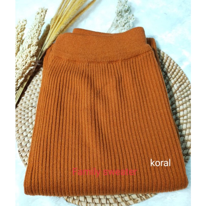 ROK RAJUT//PREMIUM STYLE// ROK WANITA PLISKET//OUTERWEAR-KORAL