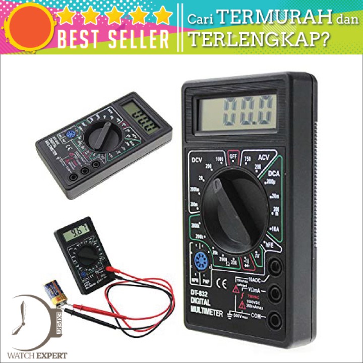 BAYAR DI TEMPAT Pocket Size Digital Multimeter - DT832